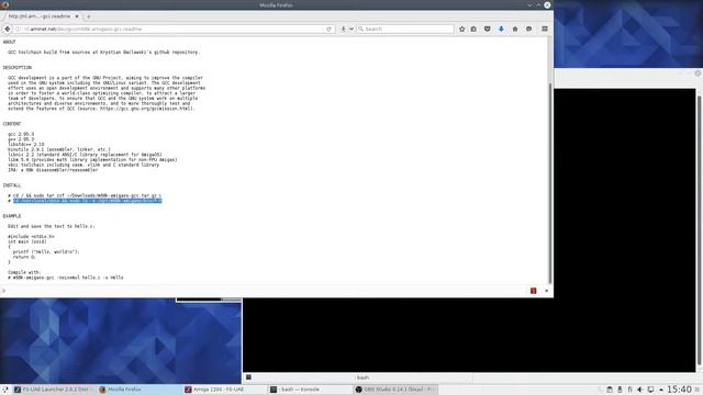 Classic Amiga GCC käännösympäristön asennus ja pientä testailua смотреть онлайн