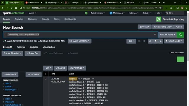 Splunk Getting Data In (GDI) via Scripted Inputs collecting SNMP requests смотреть онлайн