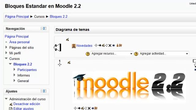 Bloques Estándar Moodle 2.2 Parte 2 de 2 смотреть онлайн