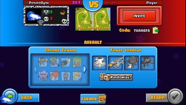 Bloons TD Battles: 5th tier mod смотреть онлайн