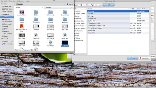 Linux-AG Cairo-Dock - Icon wechseln смотреть онлайн