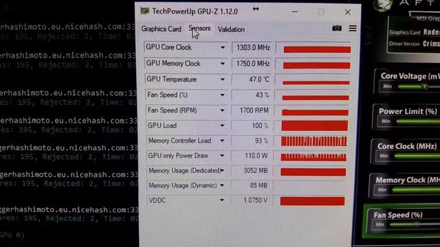 Claymore´s dual miner Ethereum 9.2 - RX 480 MSI 4GB undervolt - Nicehash смотреть онлайн
