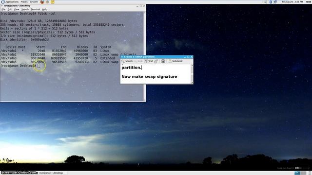 Swap Partition RHEL6 смотреть онлайн