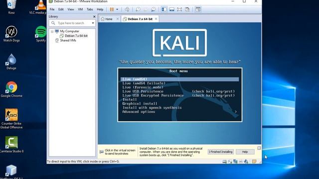Instalacja Kali linux na maszynie wirtualnej VMware - kalinux смотреть онлайн