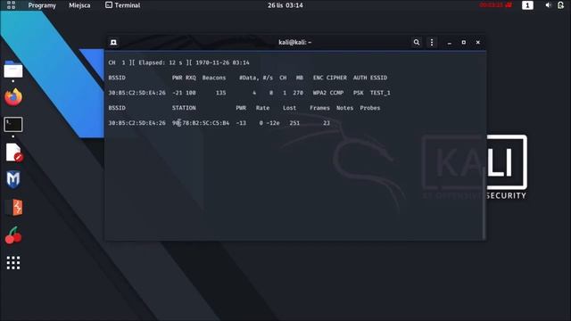 1.2. Airodump-ng, aireplay-ng - przechwytywanie pakietów i analiza sieci Wi-Fi w naszym otoczeniu смотреть онлайн