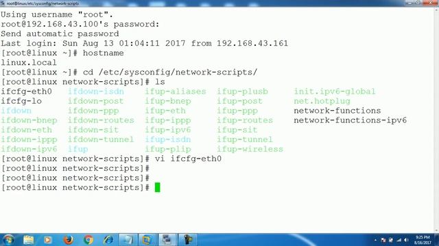 Configure Your Linux System with Basic Network Settings (Centos/Redhat 6) смотреть онлайн