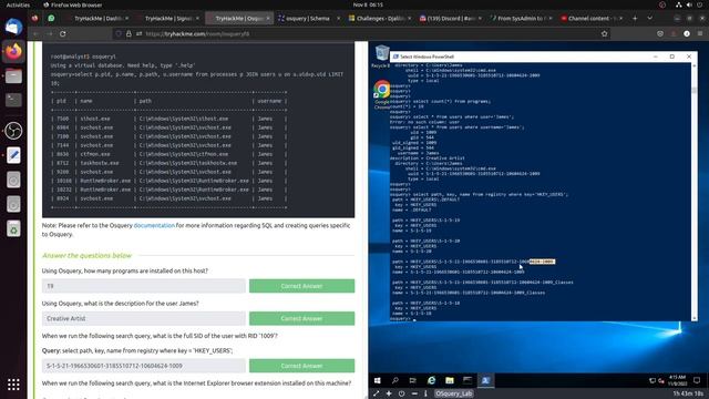 Osquery: The Basics - Tryhackme - смотреть онлайн