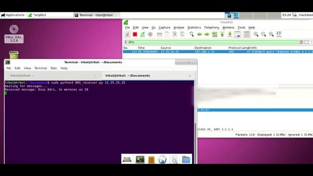 Sending hidden messages through DNS packets | Steganography смотреть онлайн