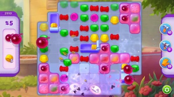 Homescapes level 2910 hard level