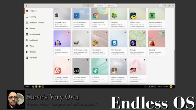 Endless OS смотреть онлайн