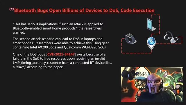 Bluetooth Bugs Open Billions of Devices to DoS, Code Execution смотреть онлайн
