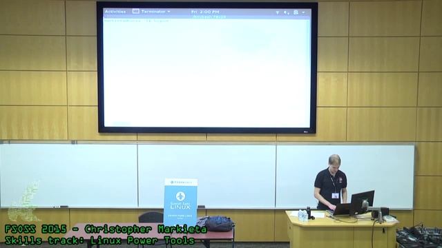 FSOSS 2015 - Christopher Markieta - Linux Power Tools смотреть онлайн