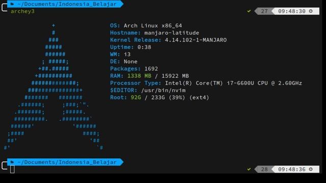 [CLI tool 03] Mengulas uname, archey, screenfetch, dan neofetch (system information tools) смотреть онлайн