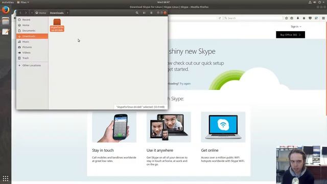 Install Skype on Ubuntu 17.10 смотреть онлайн