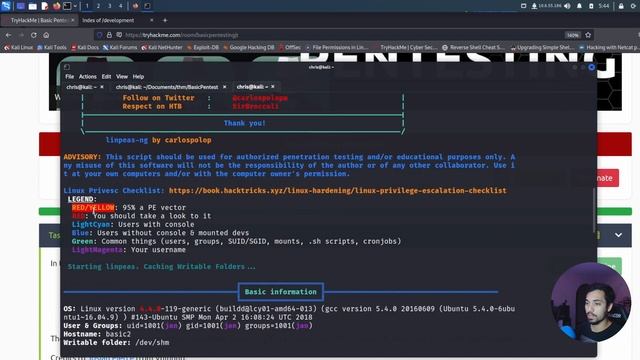 TryHackMe Basic Pentesting | LINUX ENUMERATION AND BRUTE FORCING смотреть онлайн
