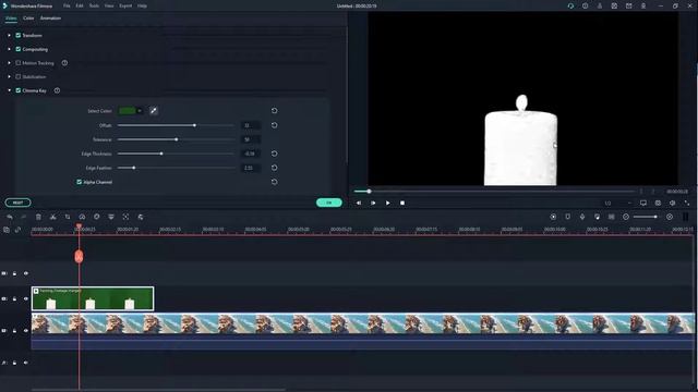 Filmora Tutorial - Lesson 40 - Working with Green Screen смотреть онлайн