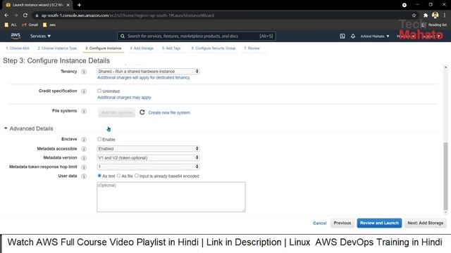 2023 AWS Full Playlist in Hindi | AWS Tutorial 4 | Launch EC2 Linux Instance With Apache Web Server смотреть онлайн