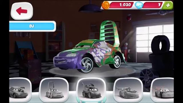 Disney Pixar CARS Fast as Lightning GAMEPLAY Showing All Cars You Can Buy смотреть онлайн