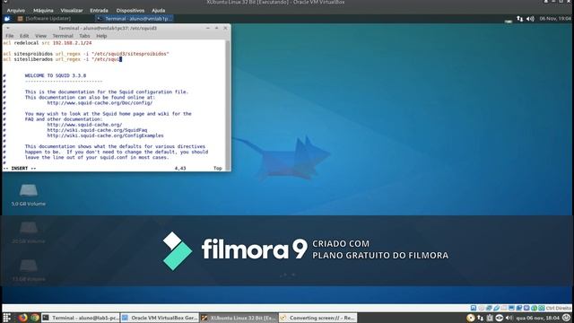 Proxy - Configuração manual no linux. смотреть онлайн