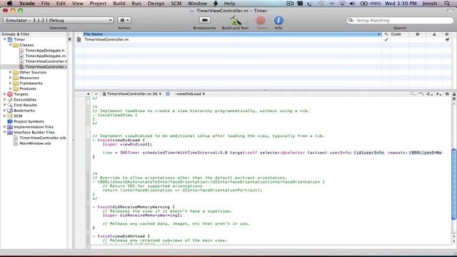 Using a Timer in iPhone SDK смотреть онлайн