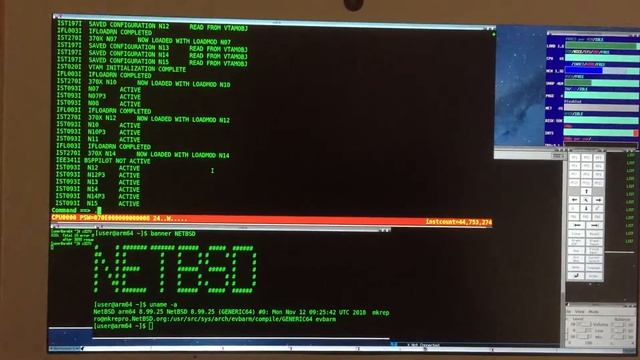 MVS 3.8 on NetBSD arm64 Pinebook смотреть онлайн