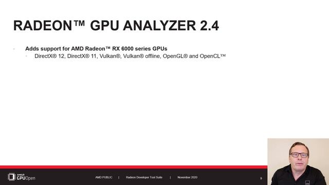 AMD RDNA™ 2 – Radeon™ Developer Tool Suite смотреть онлайн