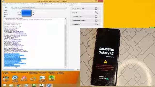 Samsung A51 SM A515F Imei Repair Emergency Call No Servies Fix All
