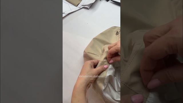 Как закрепить эластичный шнур-жилку к срезам изделия в концах. #pattern #учусьшить смотреть онлайн