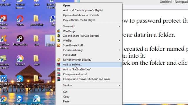 How to password protect zip files or folders смотреть онлайн