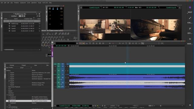 47. Мультикамера в Avid Media Composer ( Учим Avid за 3 дня )