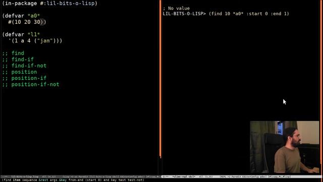 Little bits of Lisp - find, find-if, position & position-if смотреть онлайн