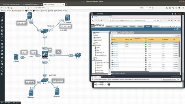 Palo Alto Firewall | Layer 2 Interface With Subinterfaces VLAN Configuration смотреть онлайн