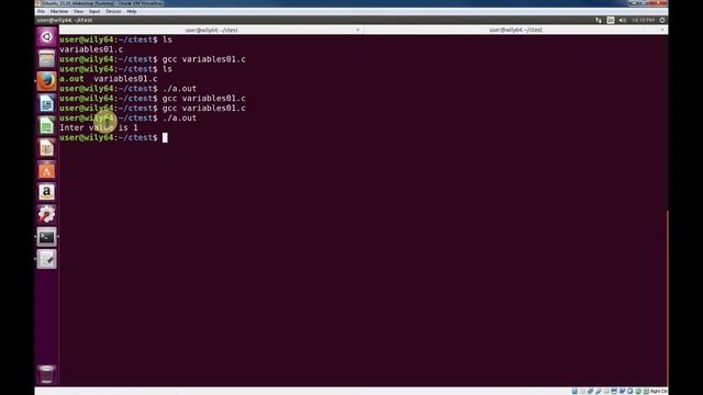Programming C in Linux - Number, Integer and Character Variables смотреть онлайн
