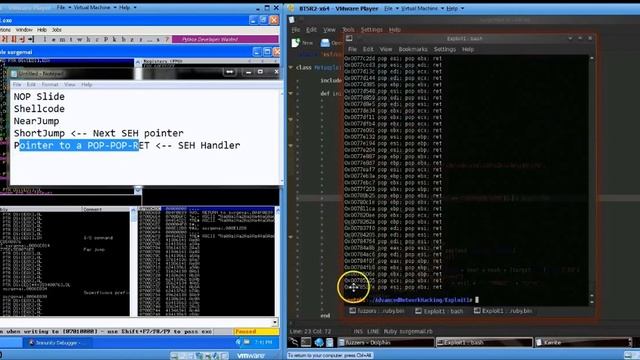 Pwning SEH in Surgemail with Metasploit ([INFA 725] - Advanced Network Hacking) смотреть онлайн