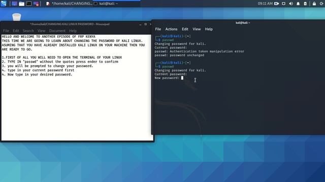 HOW TO CHANGE KALI LINUX PASSWORD SUCCESSFULLY смотреть онлайн