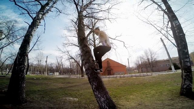 Parkour Freerunning training Саша Тринеев смотреть онлайн
