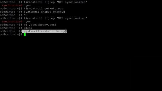 CentOS 7 chrony setup. Linux Administration with Bash. Chrony service смотреть онлайн