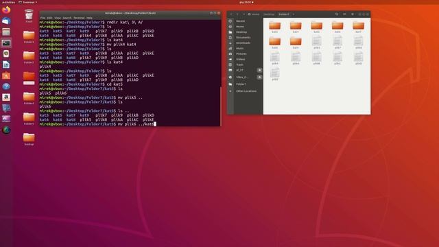 Linux podstawowe komendy terminala cz. 2 (#rm #rmdir #mv #cat) смотреть онлайн