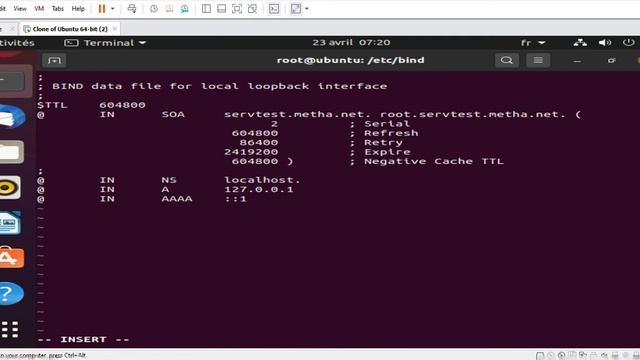 Installation et configuration du service DNS sous Ubuntu 20.04 смотреть онлайн