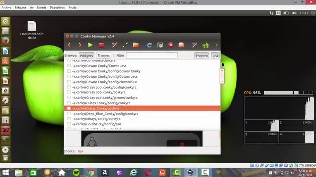 Como usar Conky Manager y Cairo Dock смотреть онлайн
