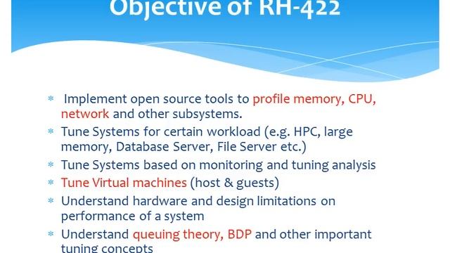 Red Hat Enterprise Performance Tuning & System Monitoring (RH 442) смотреть онлайн