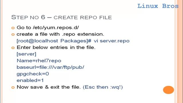 YUM server & client configuration in RHEL 7 ~ Hindi смотреть онлайн