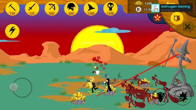 Stick War Legacy Mod | Golden MARROWKAI vs SICKLE SWORD 💛 Gameplay смотреть онлайн