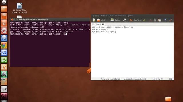 COMO INSTALAR O CPU-G NO UBUNTU смотреть онлайн