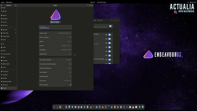 Linux, Endeavour OS Gnome pas si top que cela ! смотреть онлайн