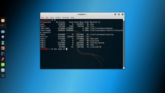 How To See Available Space On Kali Linux смотреть онлайн