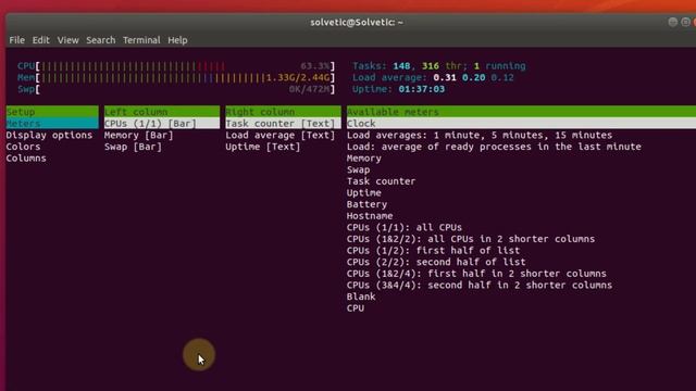 Cómo ver los procesos activos en Ubuntu смотреть онлайн