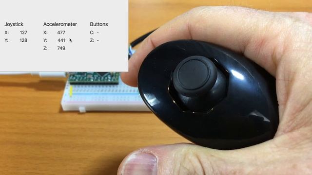 Connect Nunchuck via I2C to your computer смотреть онлайн