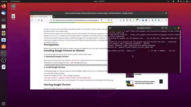 How To Easy Install Chrome Browser in Ubuntu 20.04 & Kali Linux 2020.2 смотреть онлайн