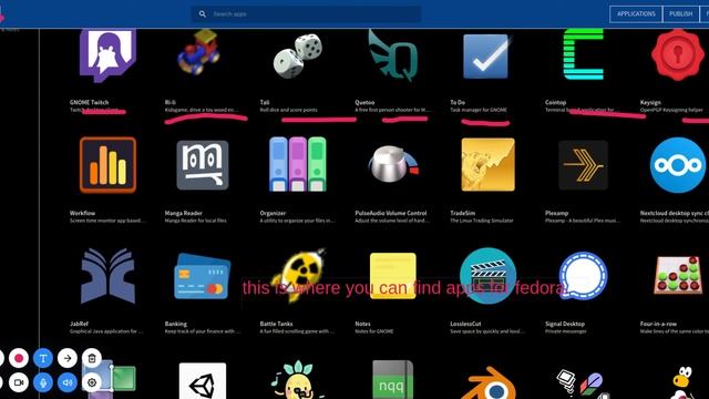 This is where you can download apps for fedora. (App store for linux) смотреть онлайн